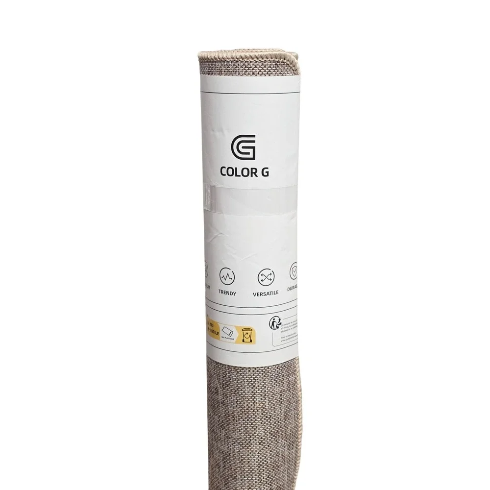 Color G 17x29 Non Slip Door Floor Runner Mat Beige Brown Woven Low Profile Rug